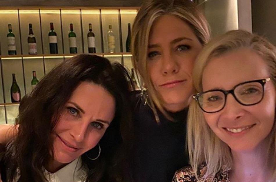 Jennifer Aniston, Courteney Cox y Lisa Kudrow. Instagram