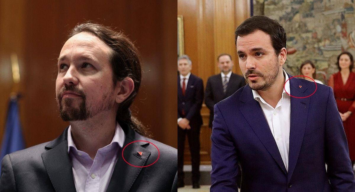 Fotomontaje con imágenes de Pablo Iglesias y Alberto Garzón