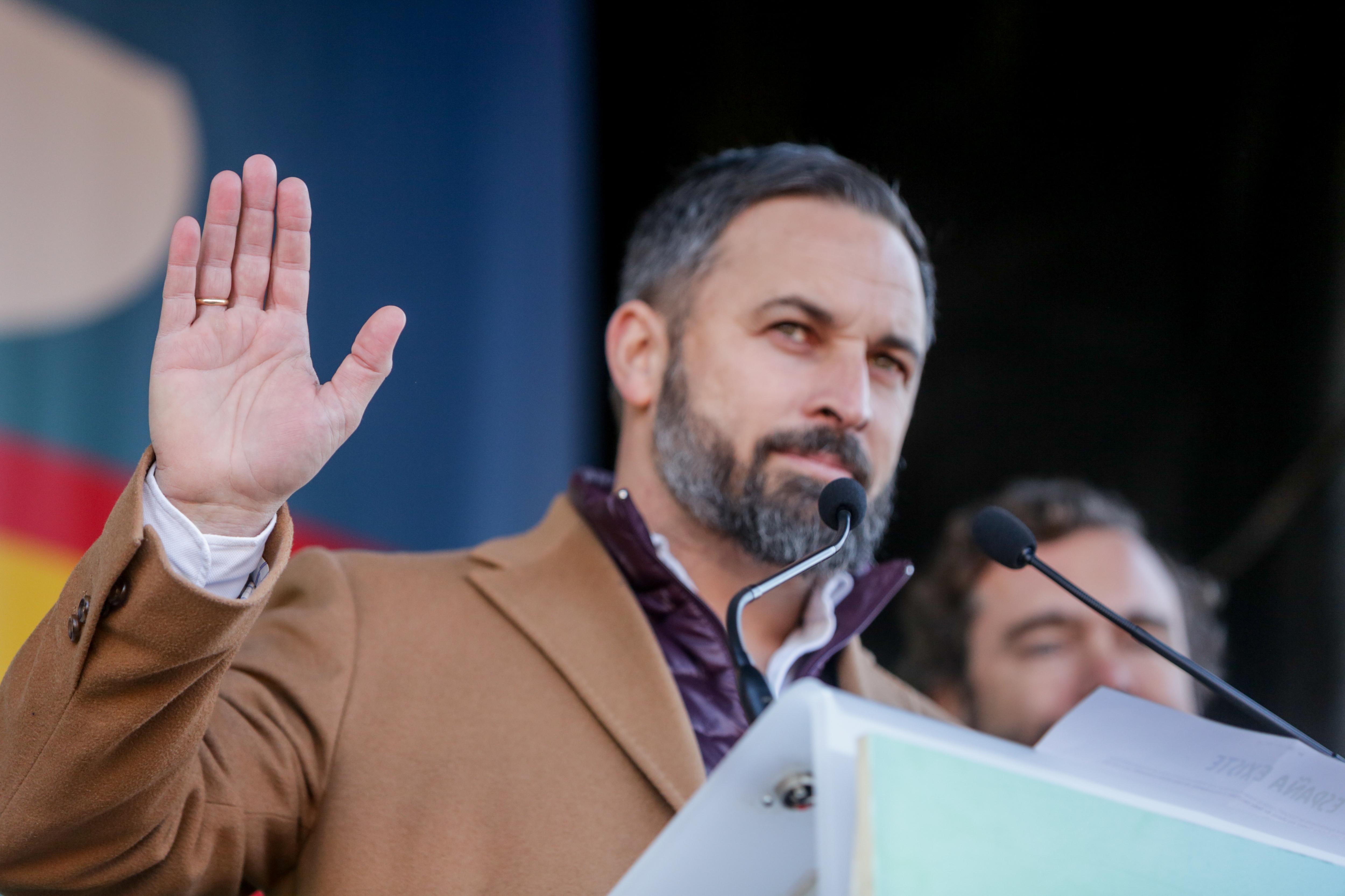 El presidente de Vox, Santiago Abascal, en una imagen de archivo. EP