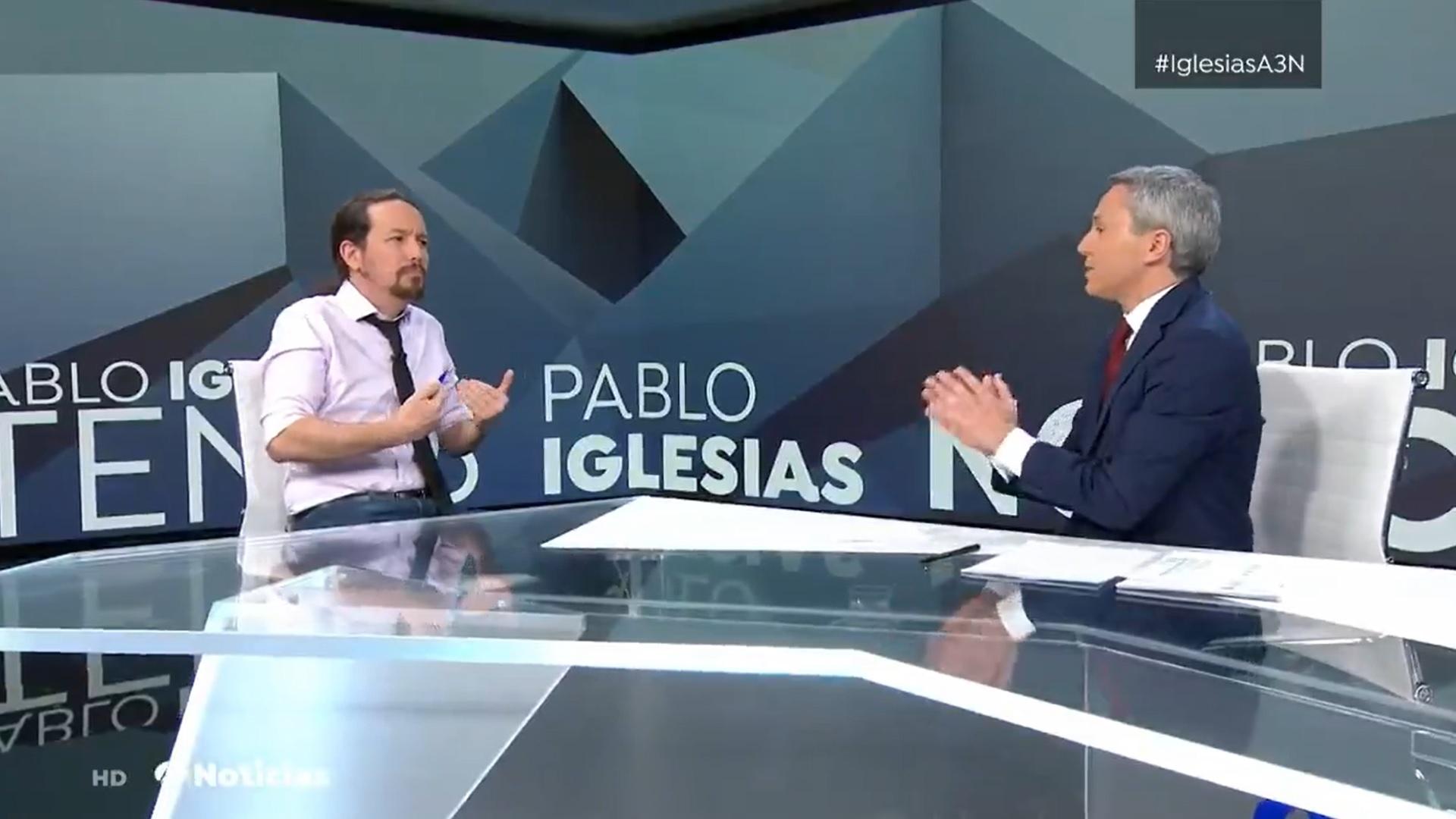 La entrevista de Vicente Vallés a Pablo Iglesias