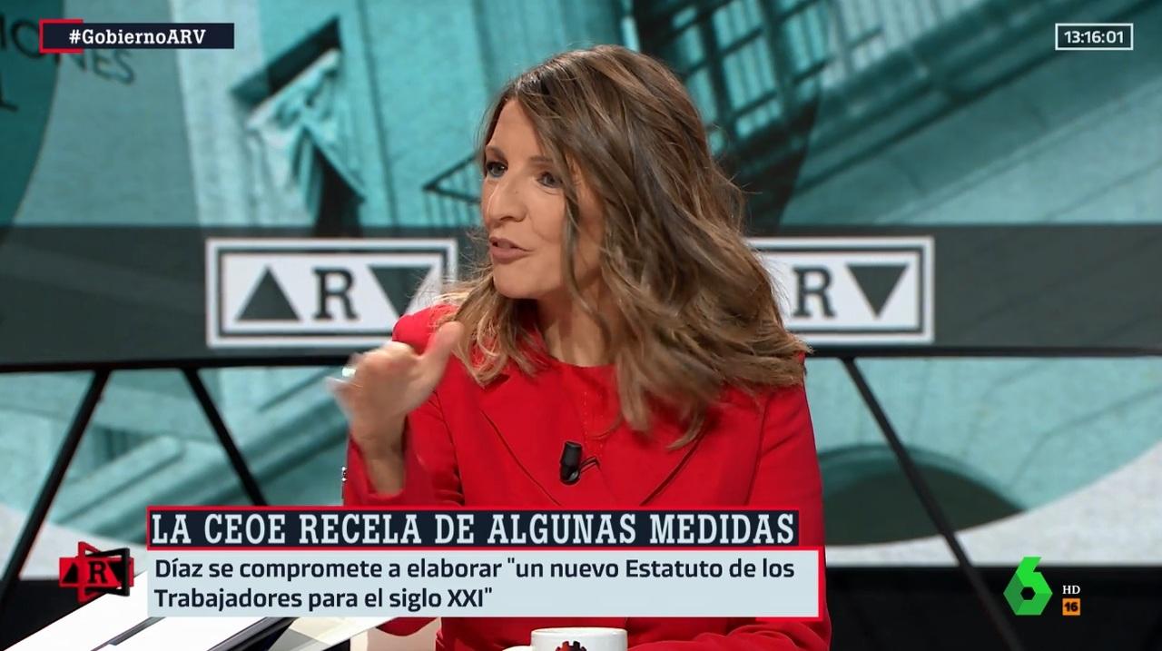 Yolanda Díaz, ministra de Trabajo