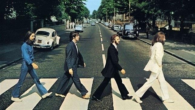 The Beatles en Abbey Road. 