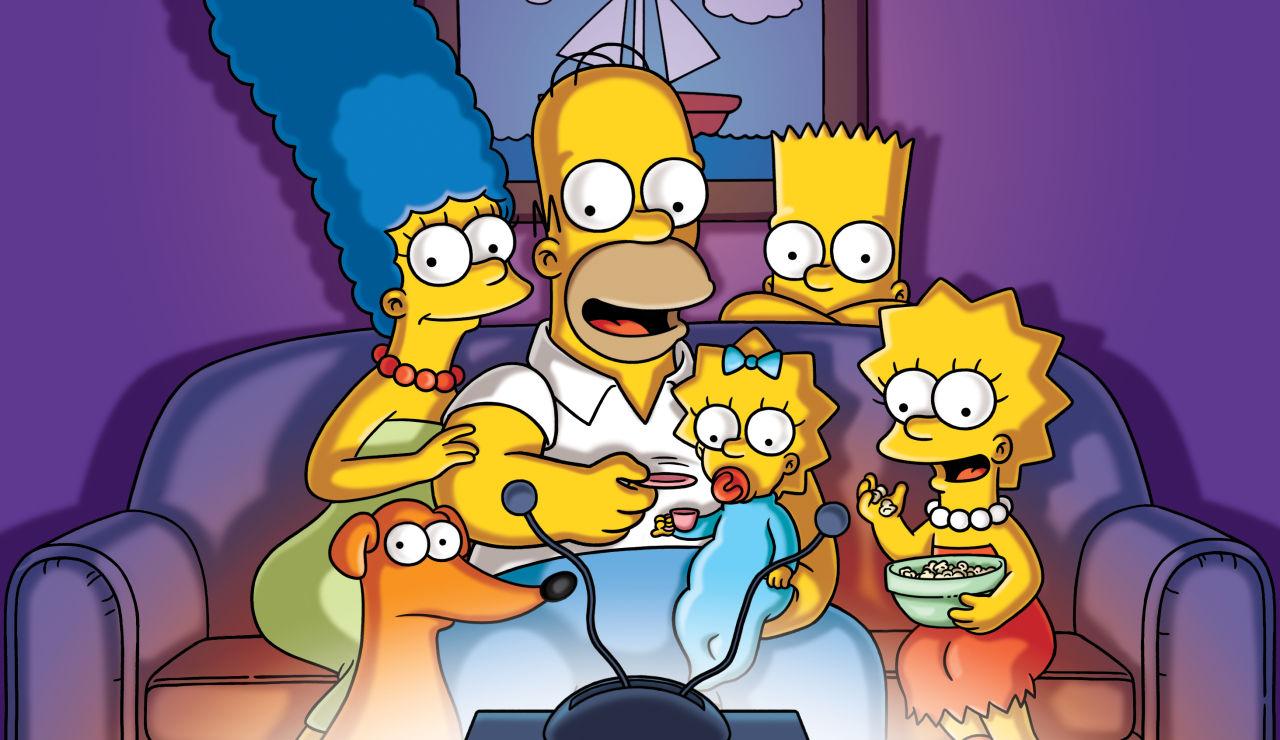 Los Simpsons al completo. ATRESMEDIA