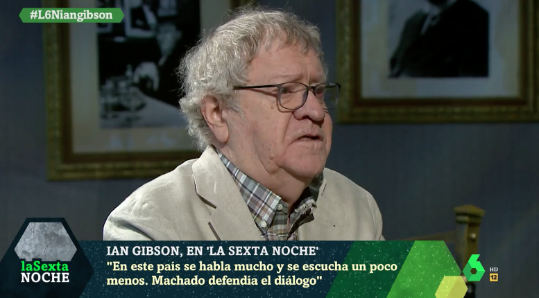 El historiador Ian Gibson en 'La Sexta Noche'