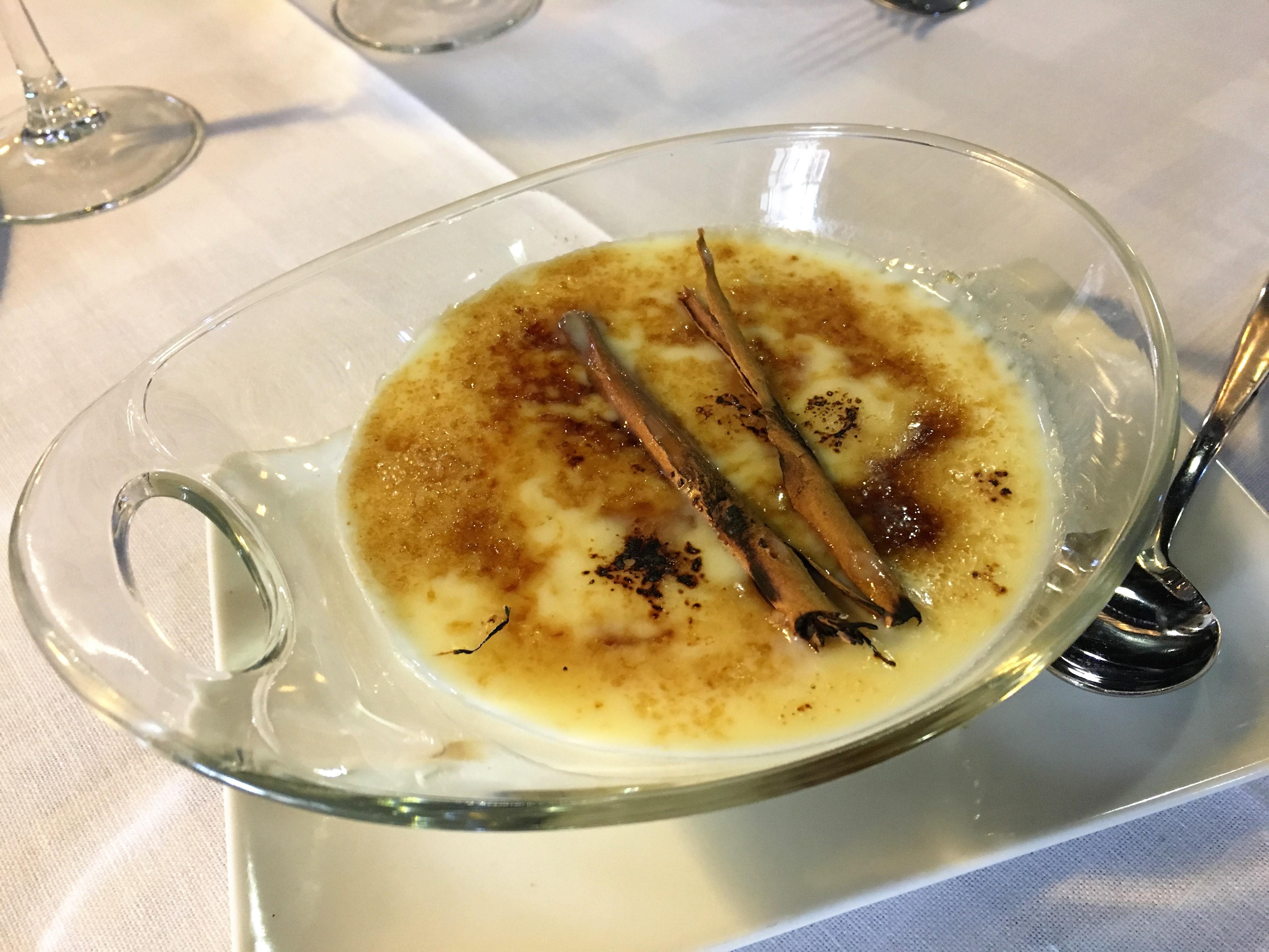 El arroz con leche casero es uno de los postres más demandados por los clientes de Tejas Verdes