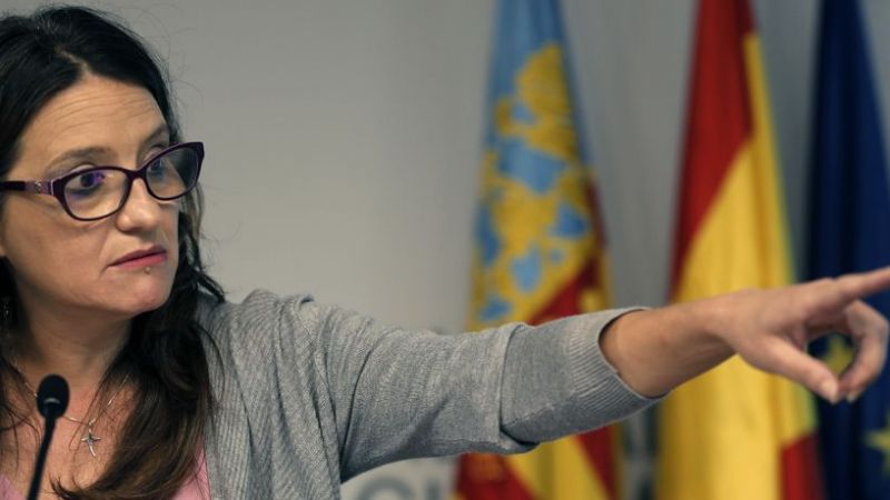 La vicepresidenta y Portavoz del Gobierno Valenciano Mónica Oltra
