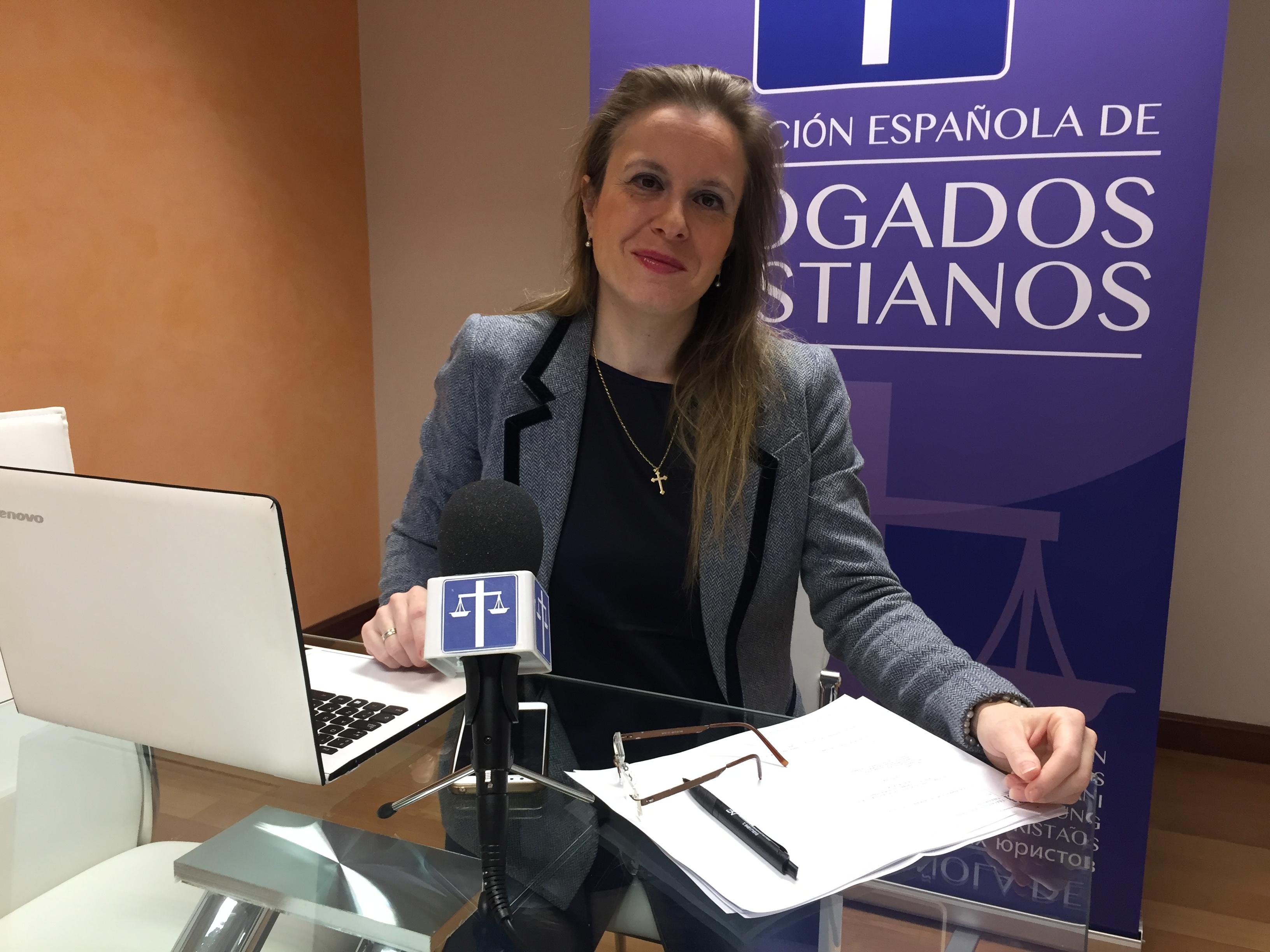 Polonia Castellanos, presidenta de Abogados Cristianos. abogadoscristianos.es