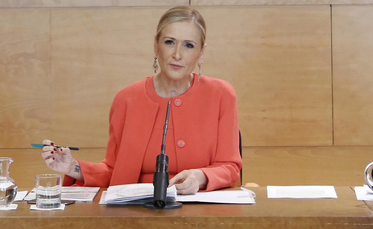 La presidenta madrileña, Cristina Cifuentes