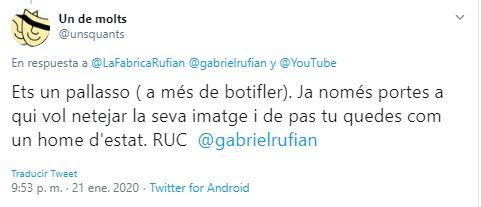 Insulto Rufian 4 Insulto Rufian 4