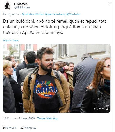 Insulto Rufian 6 Insulto Rufian 6