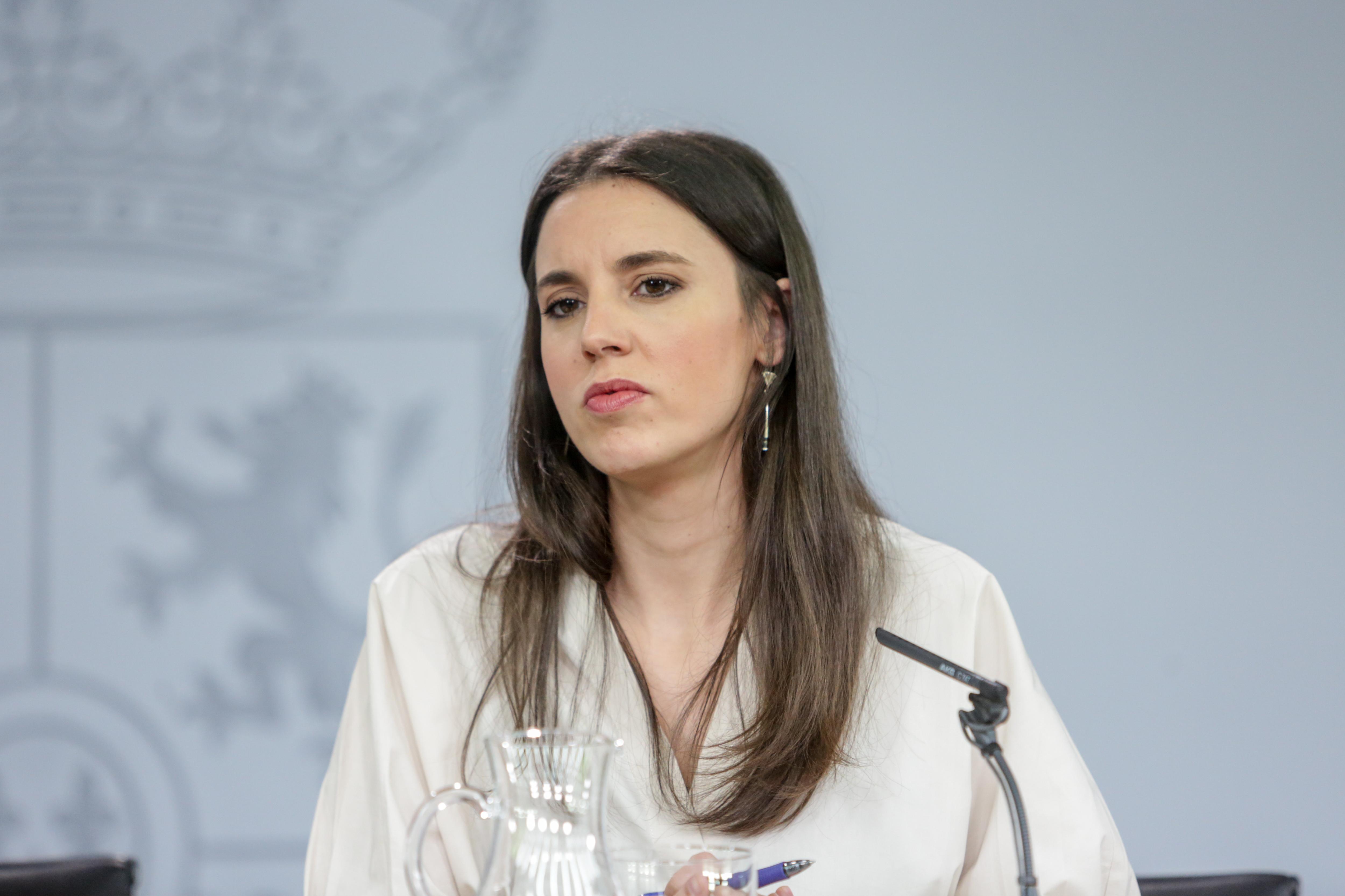 La ministra de Igualdad Irene Montero. EP