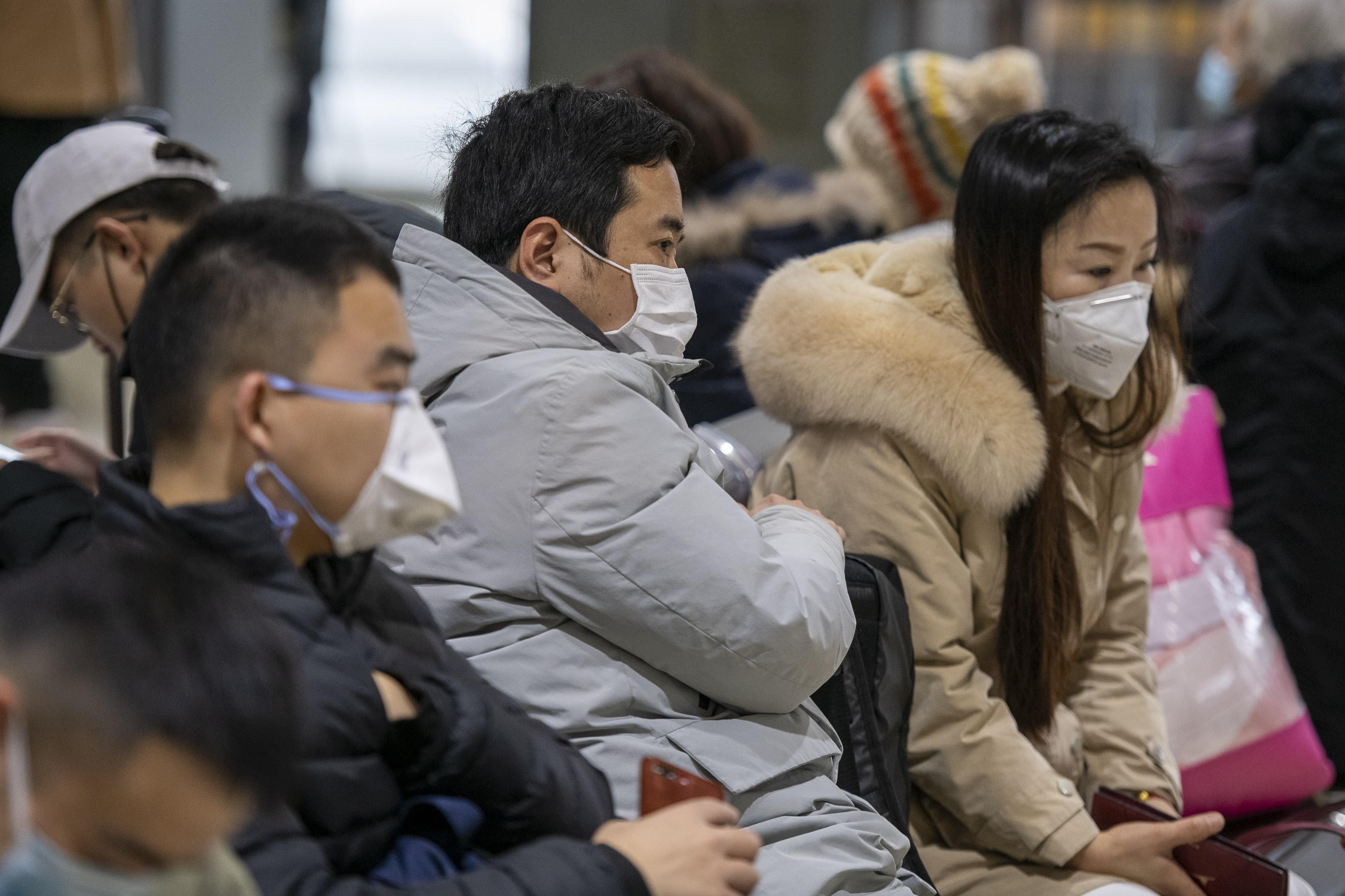 Varios ciudadanos de Wuhan, en China.