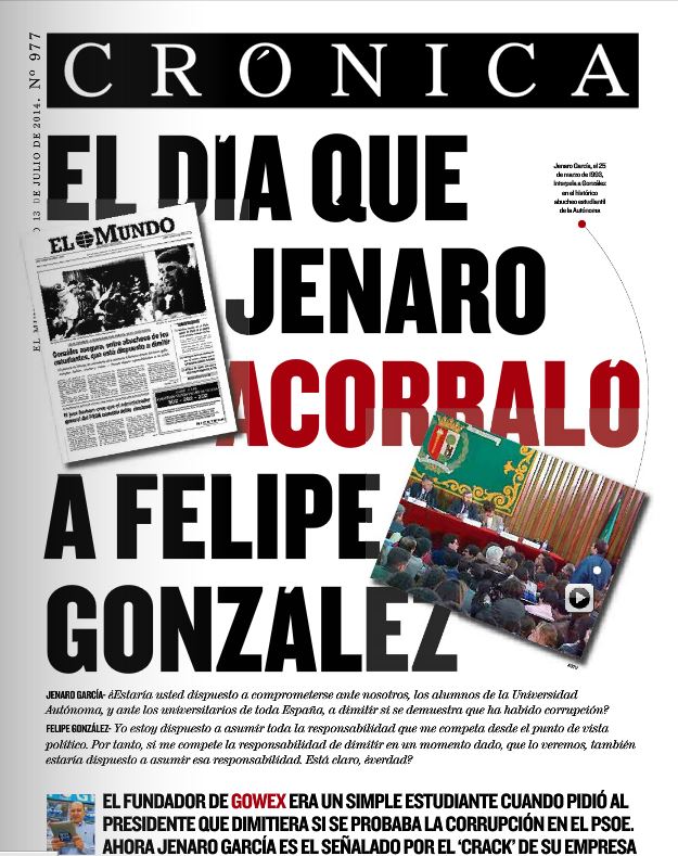 Jenaro García, de 'inquisidor' de Felipe González a estafador investigado por la Audiencia Nacional