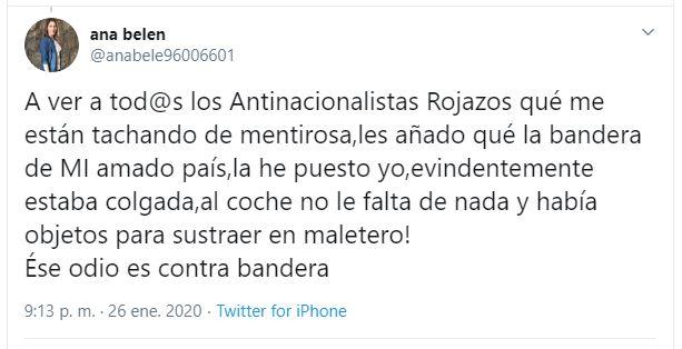 Captura de pantalla del tuit. Captura de pantalla del tuit.