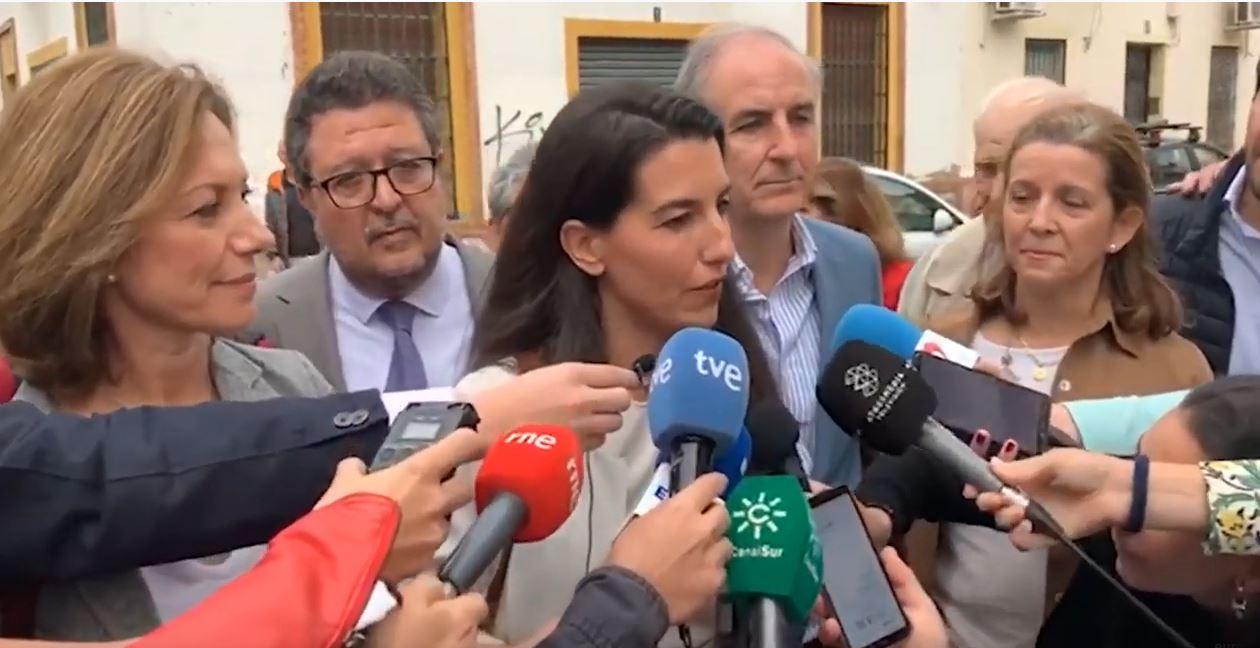 Vídeo del mitin de Rocío Monasterio en Sevilla que le ha valido una imputación por un delito de odio