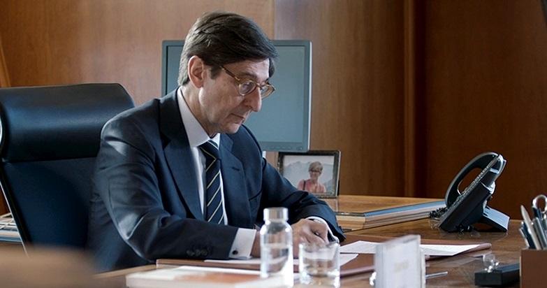 El presidente de Bankia José Ignacio Goirigolzarri en su despacho 