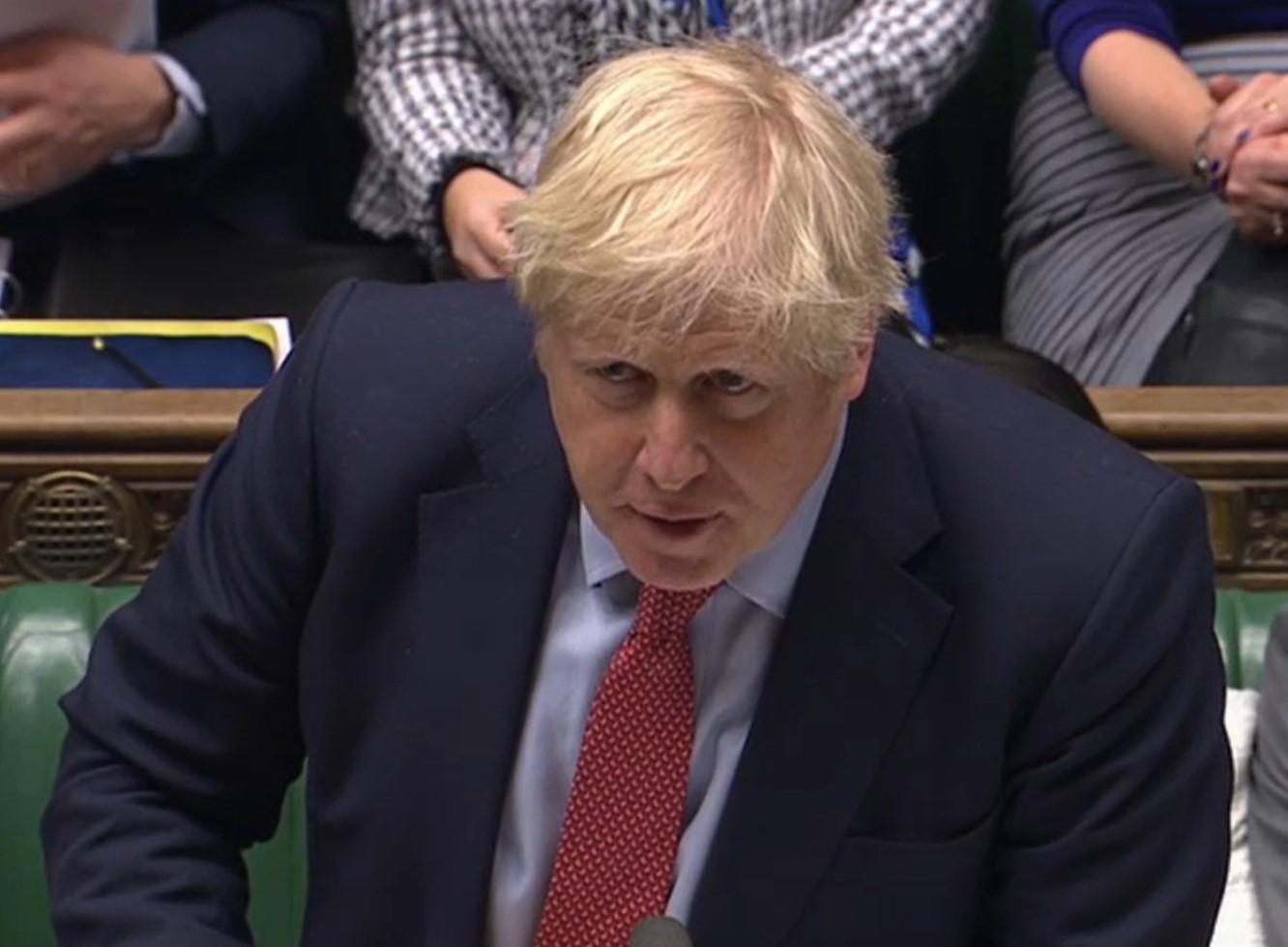 El primer ministro de Reino Unido, Boris Johnson.