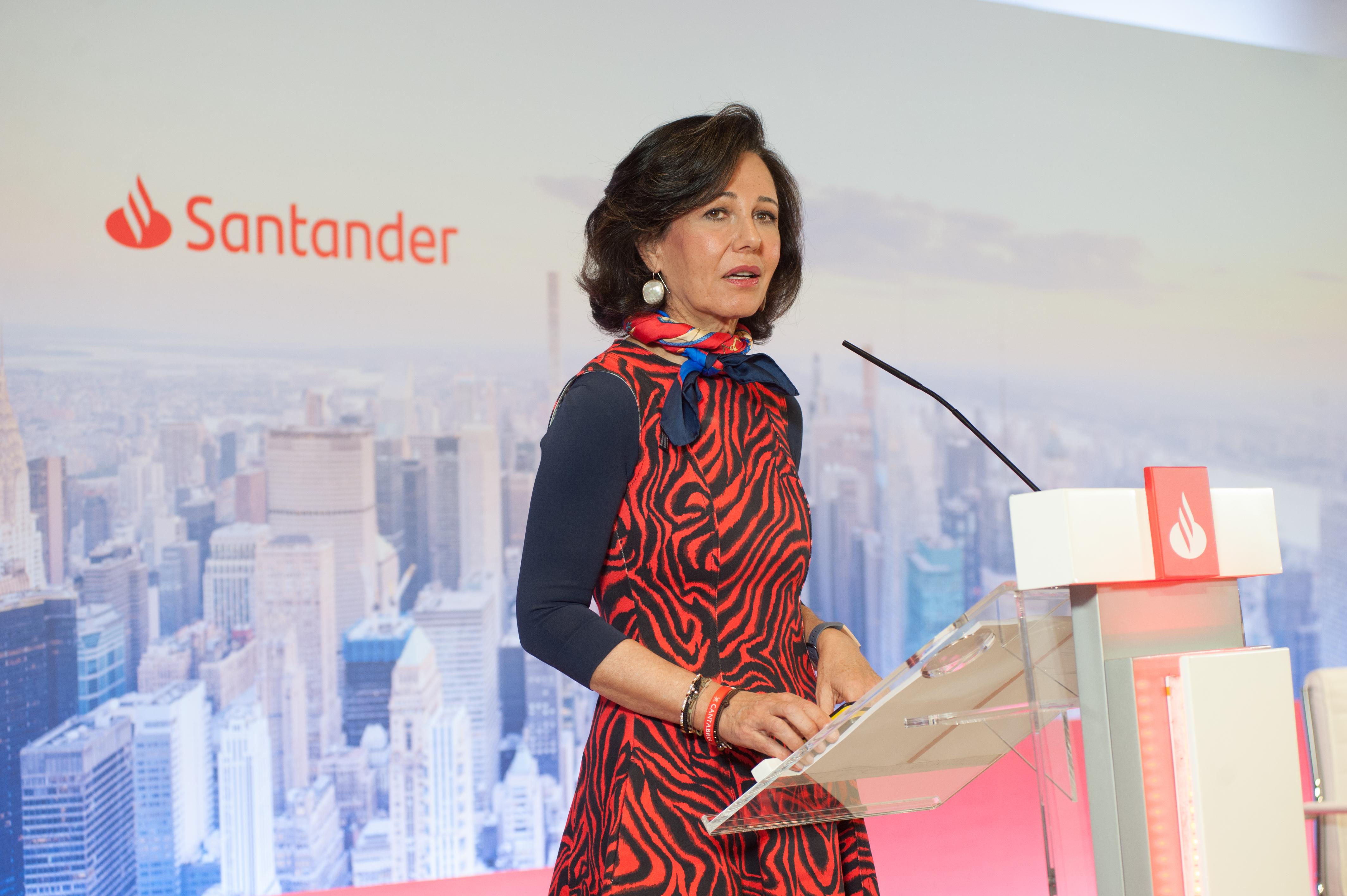 Ana Botín, presidenta de Banco Santander