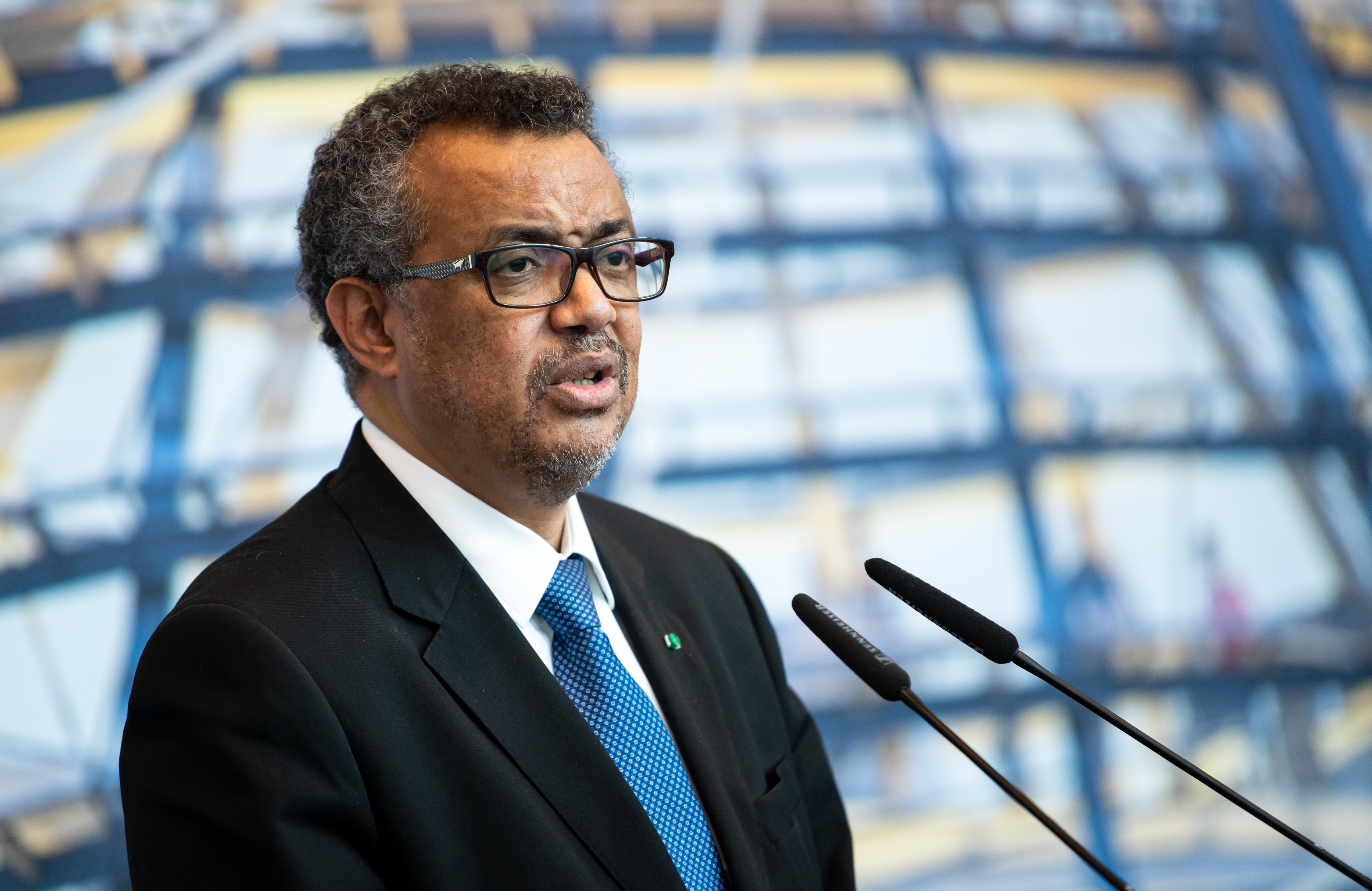 Tedros Adhanom Ghebreyesus, director general de la Organización Mundial de la Salud (OMS)