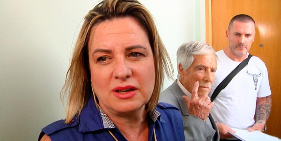 Familiares de la joven que okupó la casa de su abuelo en Madrid. Fuente: Telemadrid