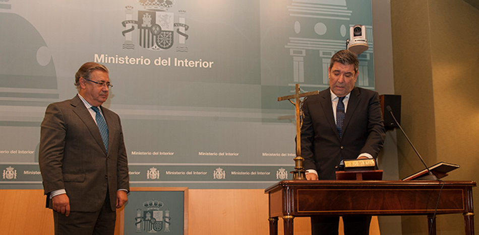 Juan Ignacio Zoido, en la toma de posesión de José Manuel Holgado como Director General de la Guardia Civil