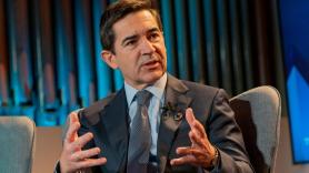 El presidente de BBVA Carlos Torres Vila durante el Foro de Davos en enero de 2020. EP