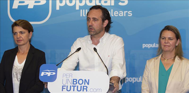 Bauzá dimite como presidente del PP en Baleares