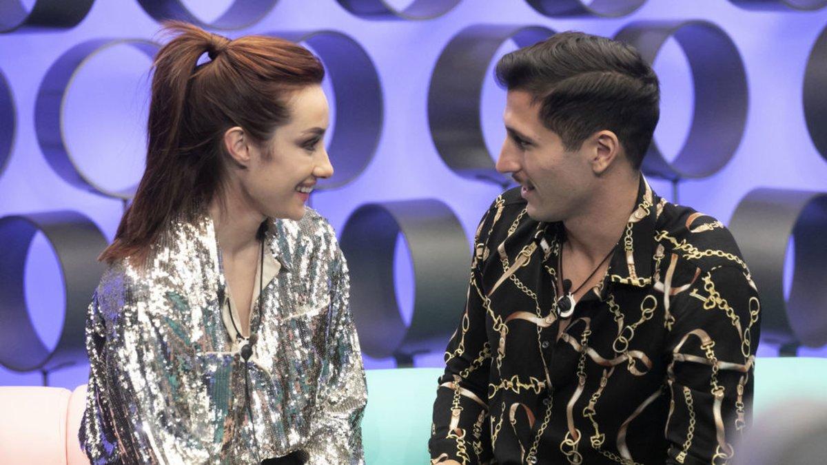 Adara y Gianmarco en 'El tiempo del Descuento'. Fuente: Mediaset.