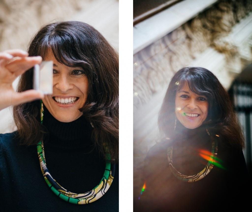 Leila Hadj Abdou participó en el ciclo de charlas 'Por un futuro intercultural', organizado por el Palau Macaya de ”la Caixa”, la Fundación Catalunya Europa y el Club de Roma. (Foto: Anna Pla-Narbona)