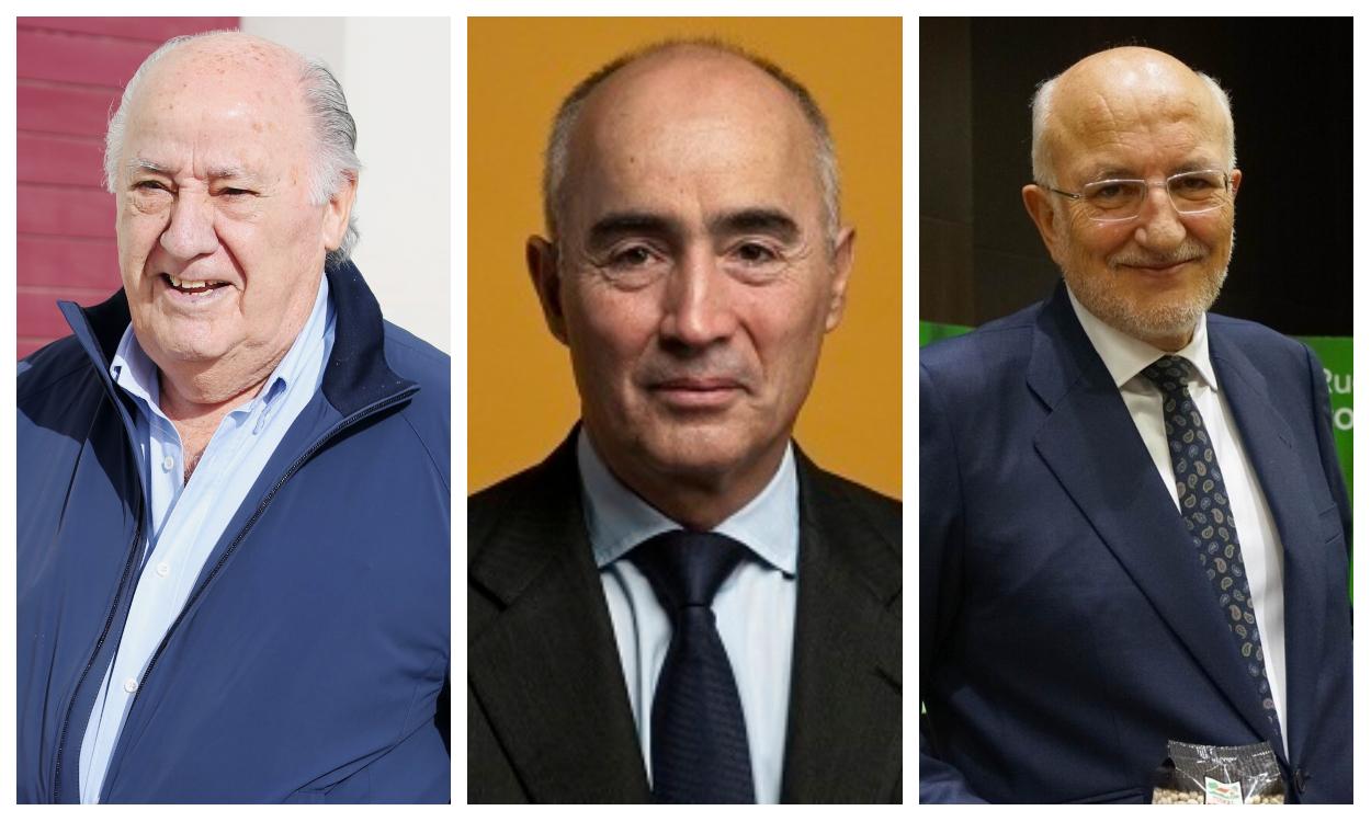 Amancio Ortega, Rafael del Pino y Juan Roig lideran el ranking de los 200 más ricos de España