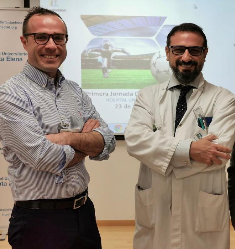 Los doctores Macera (izda.) y Suárez Los doctores Macera (izda.) y Suárez