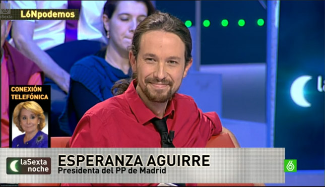 El 'combate' entre Iglesias y Aguirre bate récords de audiencia