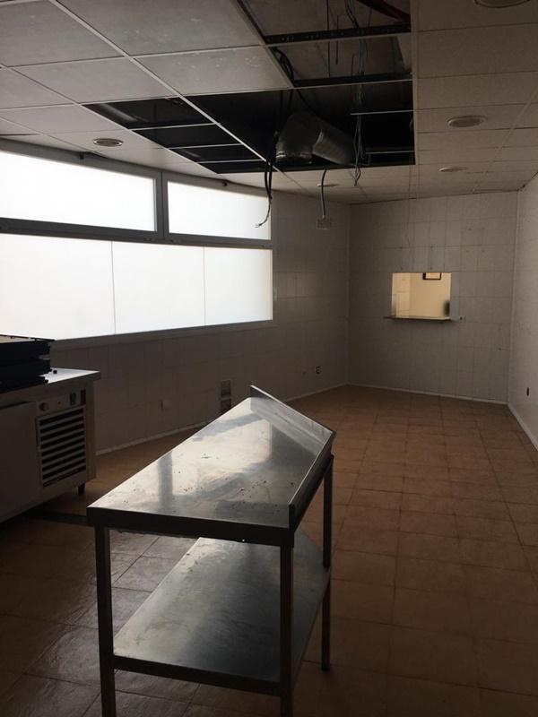 Techo de la residencia de mayores de Fuengirola