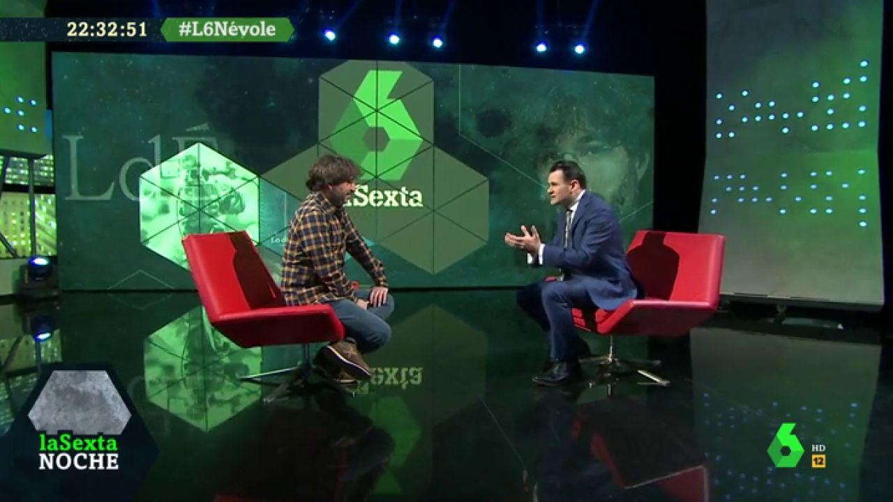 Jordi Évole (izquierda) e Iñaki López en 'La Sexta Noche'. Fuente: laSexta.