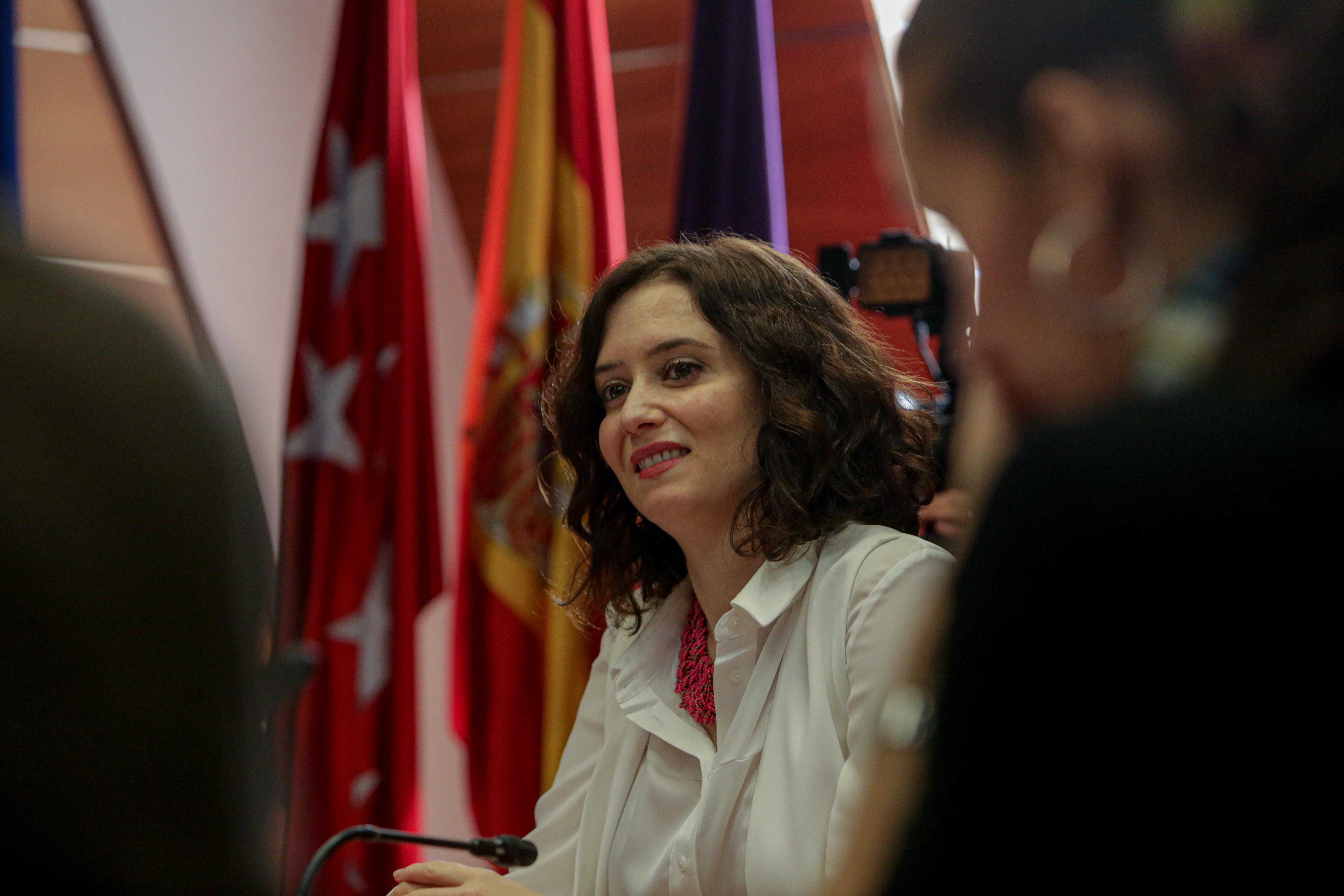 La presidenta de la Comunidad de Madrid, Isabel Díaz Ayuso.