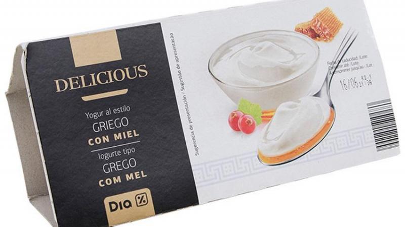 Yogur Delicious de los supermercados Día. Fuente web de la cadena Yogur Delicious de los supermercados Día. Fuente web de la cadena