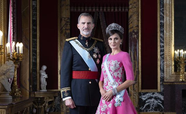 Fotografía Oficial de sus Majestades los Reyes. Estela de Castro (Casa Real)