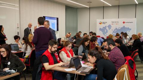 Uno de los mapathones organizados por Tecsos Uno de los mapathones organizados por Tecsos