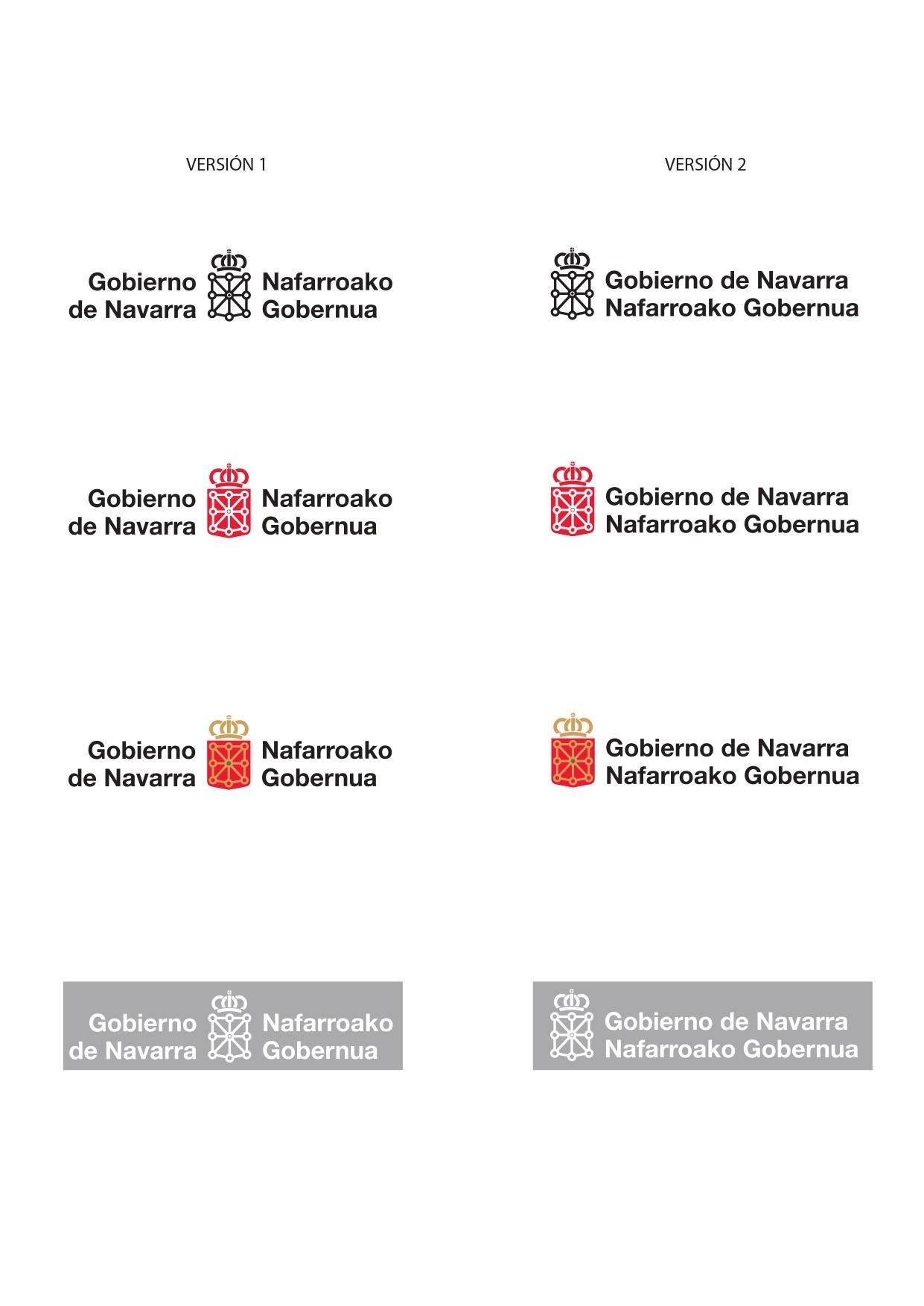 El Gobierno de Navarra modifica su símbolo oficial para que el castellano aparezca antes que el euskera. Europa Press.