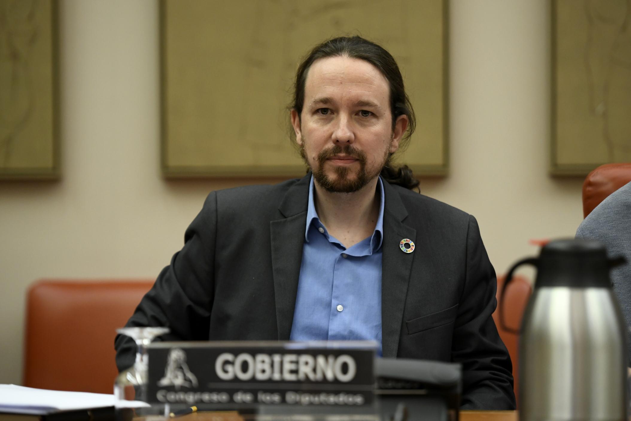 El vicepresidente segundo y ministro de Derechos Sociales y Agenda 2030 Pablo Iglesias interviene por primera vez en la Comisión de Derechos Sociales y Políticas Integrales de la Discapacidad en