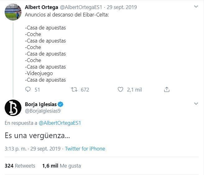 Tuit Borja Iglesias