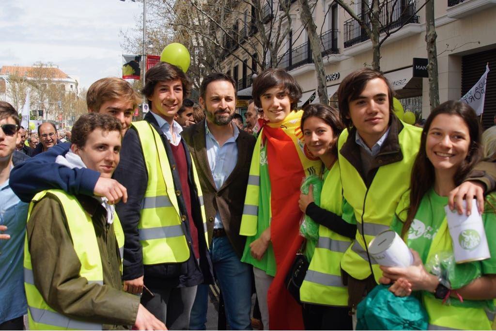 Marcha de 2019 de Conecta con la vida, con Santiago Abascal.