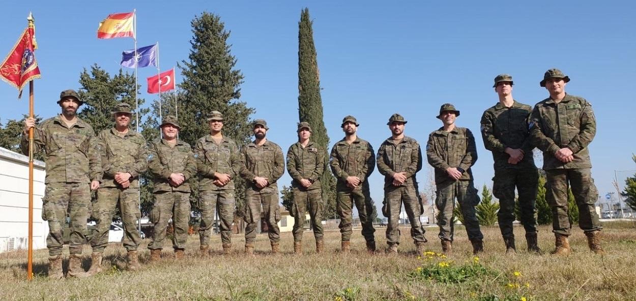 Militares españoles en misión de apoyo a Turquía
