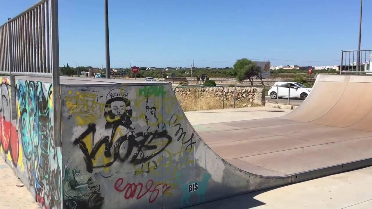 Skate Park de Mahón, en Menorca