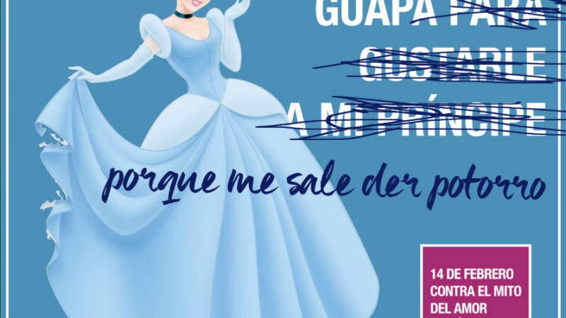 Una campaña que ha difundido Adelante Andalucía contra el amor romántico
