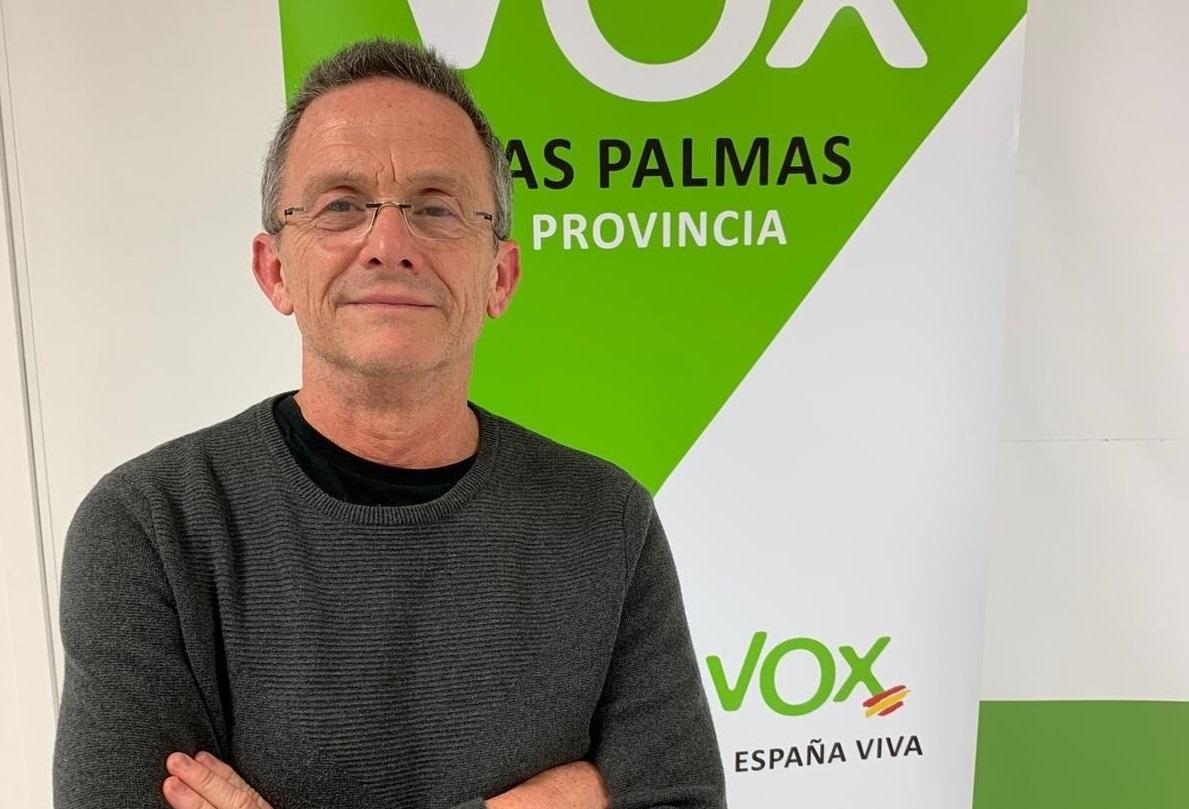 El exresponsable de Vox en Las Palmas Carmelo González. Fuente: Europa Press.