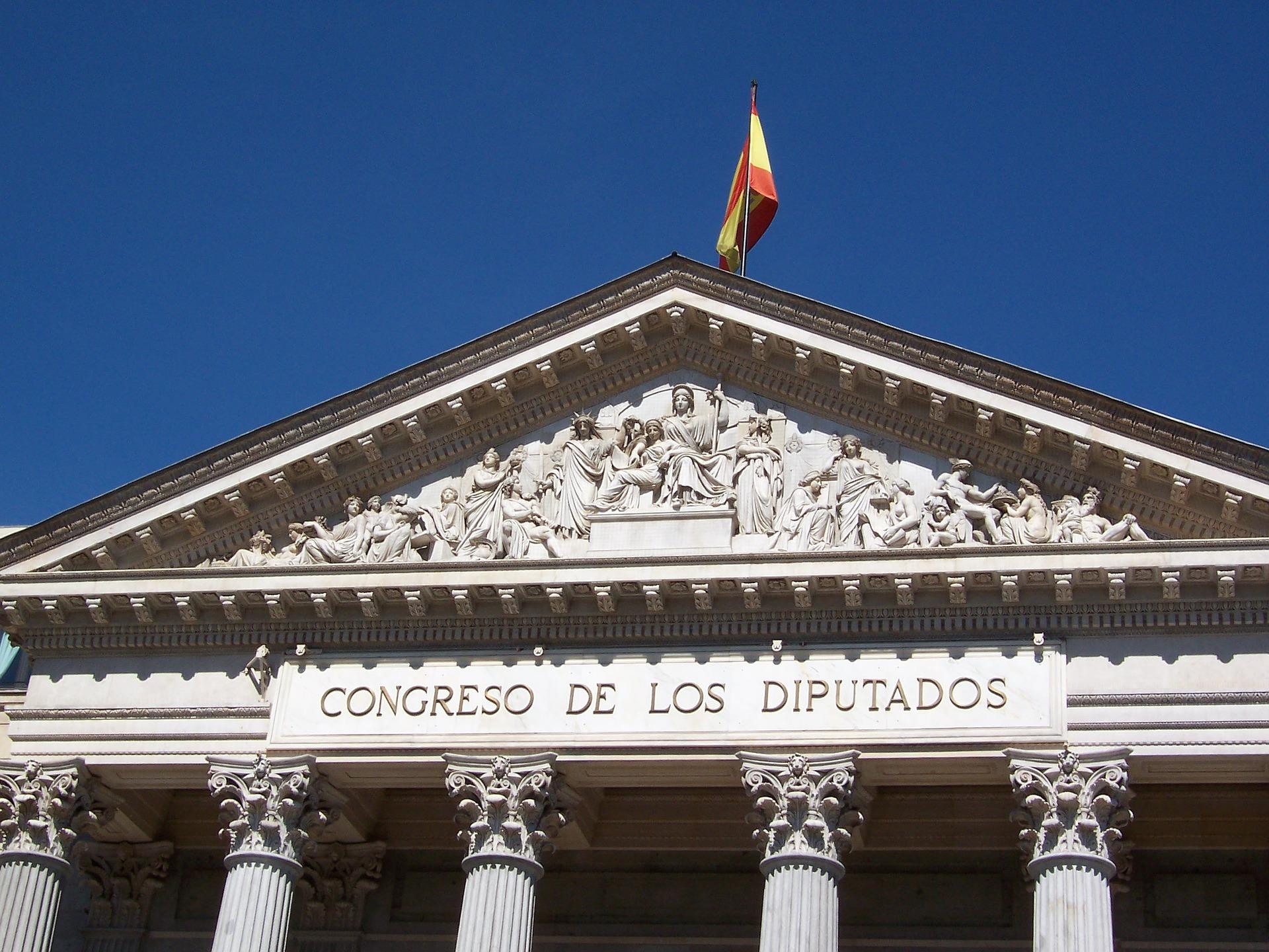 Fachada del Congreso de los Diputados