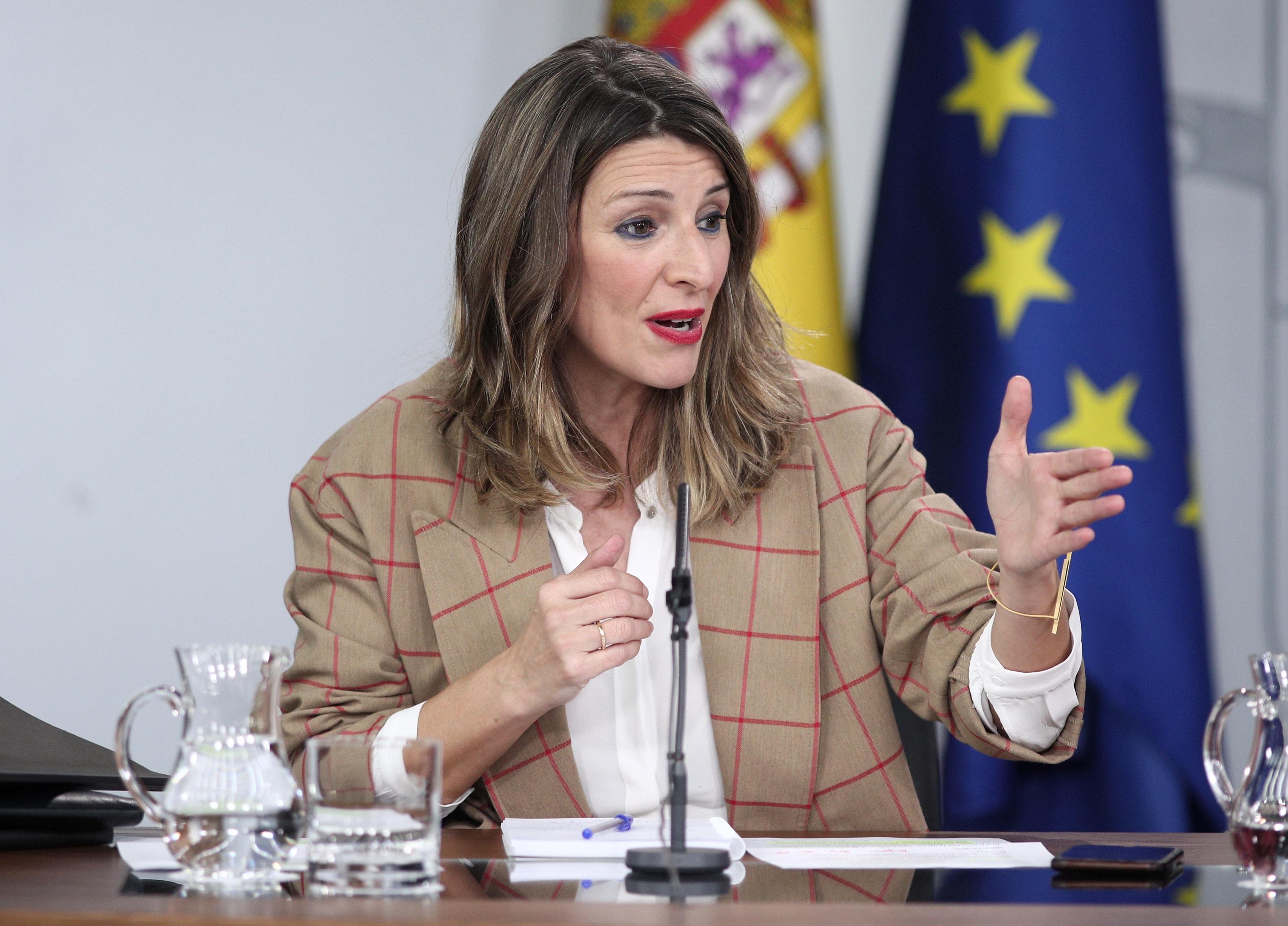 La ministra de Trabajo y Economía Social Yolanda Díaz - EuropaPress