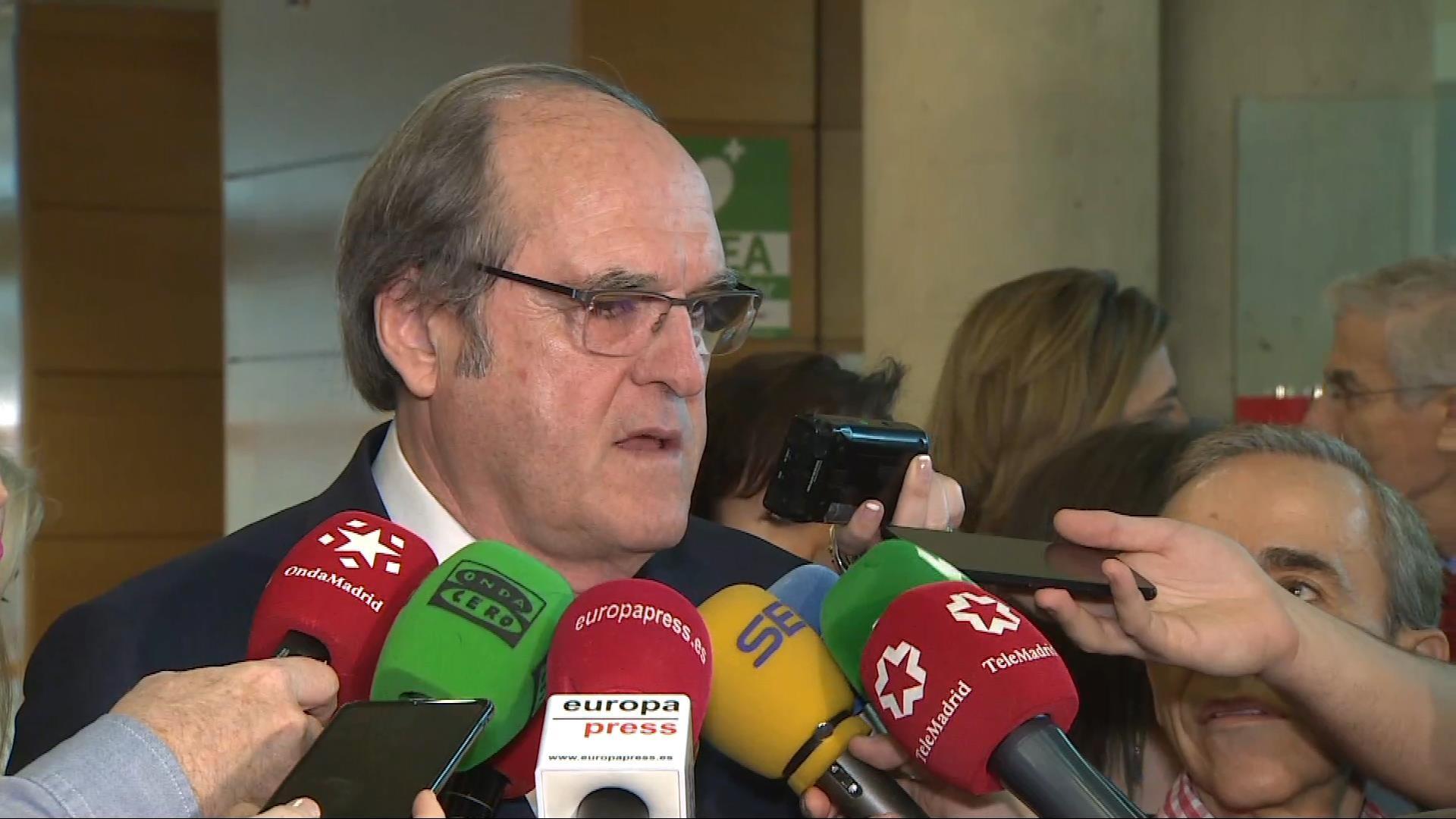 El portavoz del PSOE en la Asamblea de Madrid, Ángel Gabilondo. Fuente: Europa Press.