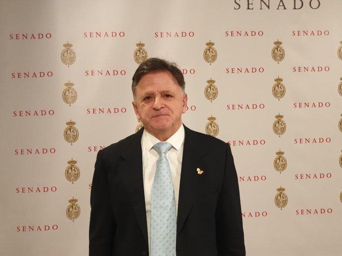 El senador de Vox, Juan Ros. Twitter: @Vox_Ceuta